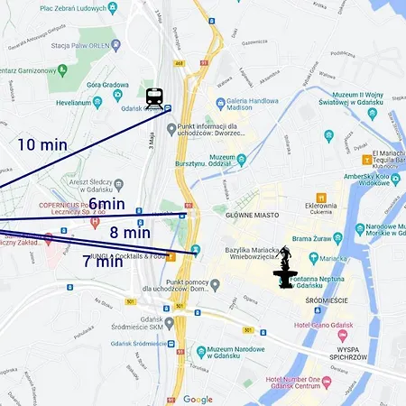 Apartament Blisko Starego Miasta W Gdansku Гданьск